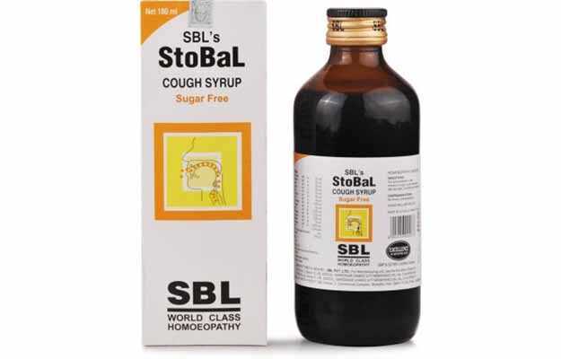 SBL Stobal Cough Syrup Sugar Free 180ml