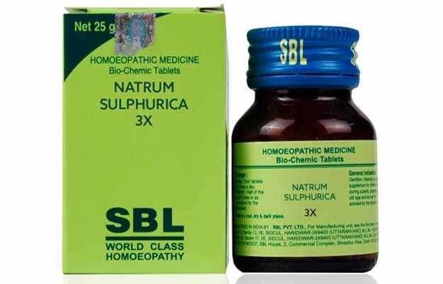 SBL Natrum sulphuricum 3X Tablet
