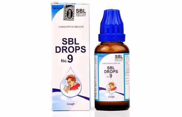 SBL Drops No. 9 For Cough