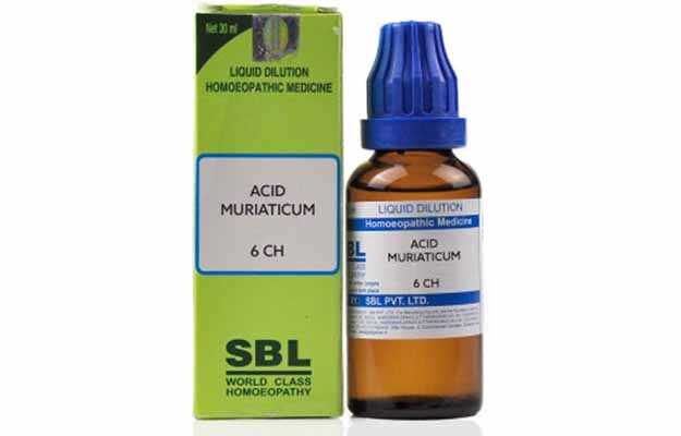 SBL Acidum muriaticum Dilution 6 CH