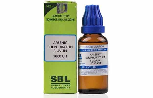 SBL Arsenicum sulphuratum flavum Dilution 1000 CH