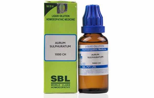 SBL Aurum sulphuratum Dilution 1000 CH
