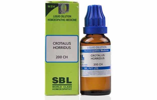 SBL Crotalus horridus Dilution 200 CH