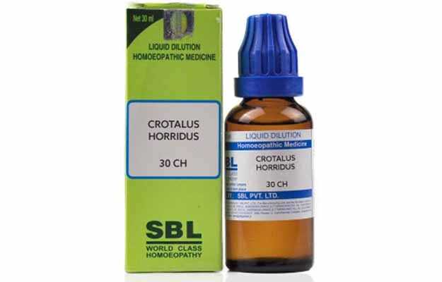 SBL Crotalus horridus Dilution 30 CH