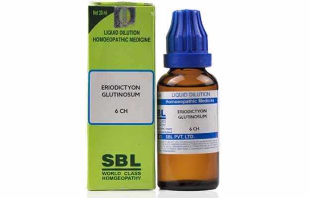 SBL Eriodictyon glutinosum Dilution 6 CH