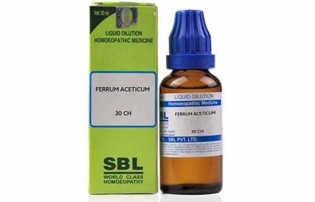 SBL Ferrum aceticum Dilution 30 CH