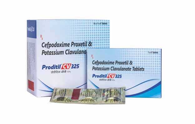 Proditil CV 325 Mg Tablet