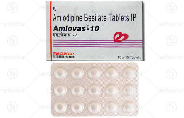 Amlovas 10 Tablet (15)