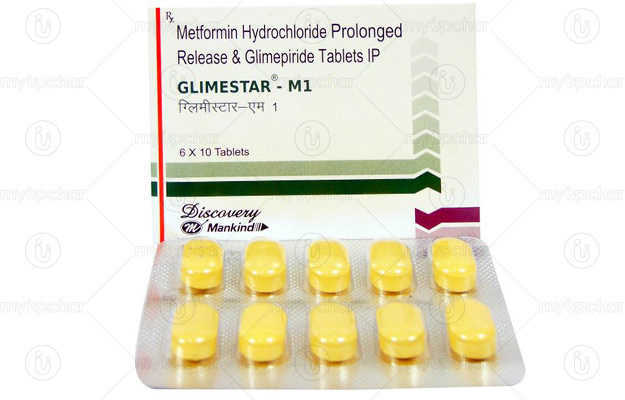 Glimestar M 1/500 Mg SR Tablet (10)