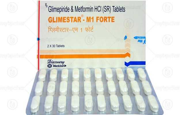 Glimestar M 1 Forte Tablet 30 In Hindi क ज नक र ल भ फ यद उपय ग क मत ख र क न कस न स इड इफ क ट स Glimestar M 1 Forte Tablet 30 Ke Use Fayde Upyog Price Dose Side Effects In Hindi