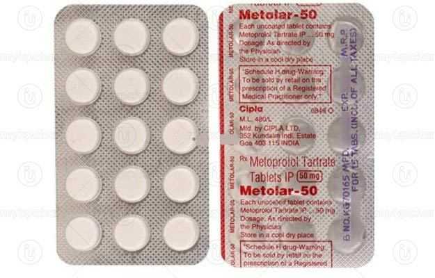 Metolar 50 Mg Tablet