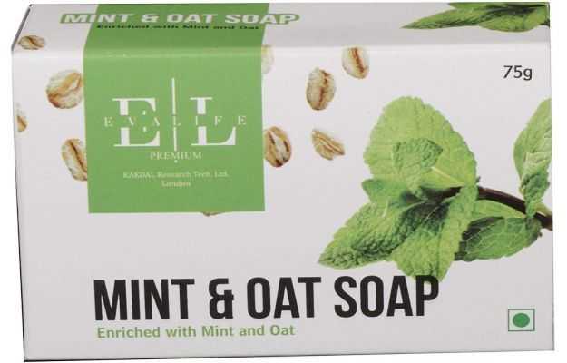 Evalife Mint And Oat Soap