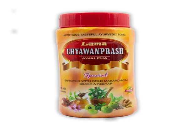 Lama Chyawanprash Special (Enriched with Gold, Silver and Keshar) 500gm