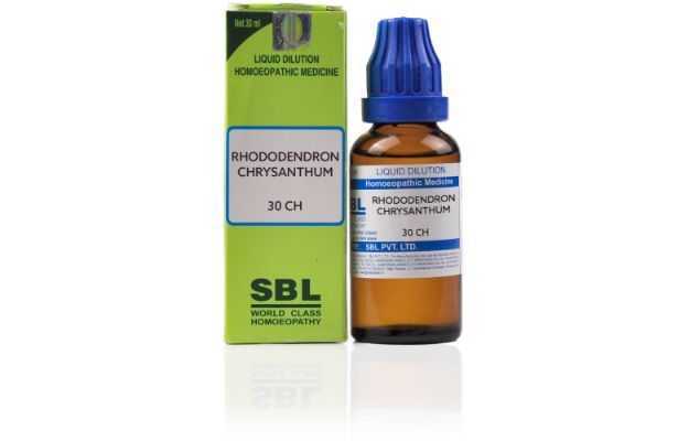 SBL Rhododendron chrysanthum Dilution 30 CH