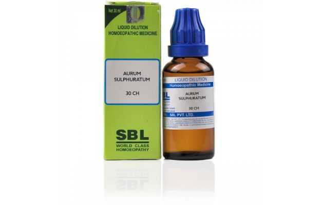 SBL Aurum sulphuratum Dilution 30 CH