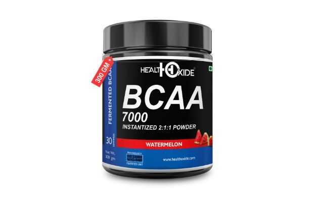 HealthOxide BCAA 7000 Amino Acid Instantized 2:1:1 Powder (Watermelon)