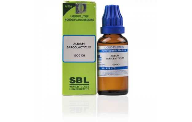 SBL Acidum sarcolacticum Dilution 1000 CH