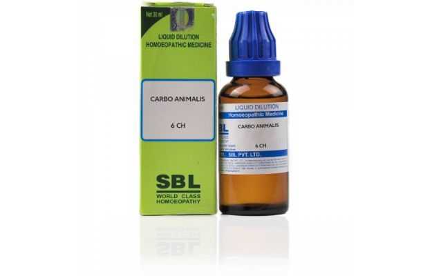 SBL Carbo animalis Dilution 6 CH