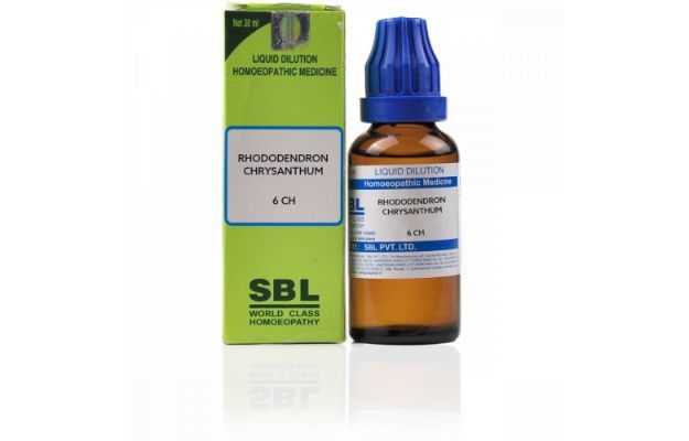 SBL Rhododendron chrysanthum Dilution 6 CH