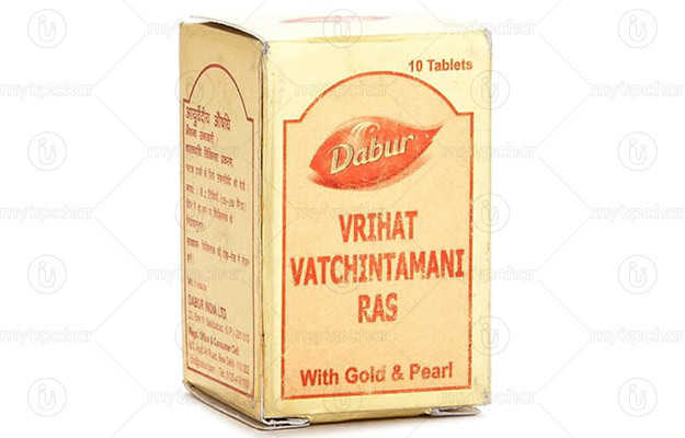 Dabur Vrihat Vatchintamani Ras with Gold and Pearl Tablet (30)