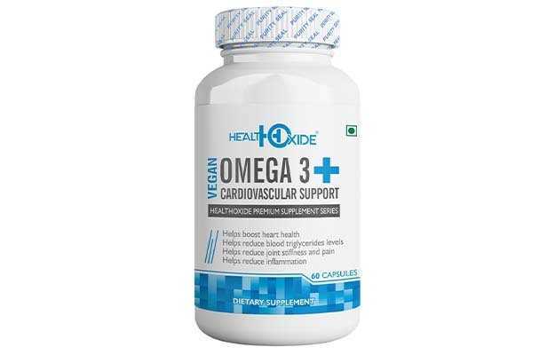 Healthoxide Vegan Omega Cardiovascular Support Capsule Uses Price Dosage Side Effects