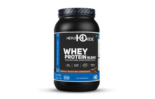 HealthOxide Whey Protein Blend Delicious Double Rich Chocolate Powder 1kg