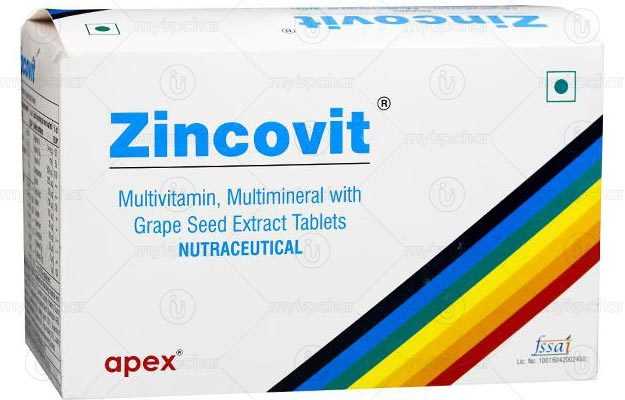 Zincovit Tablet: Uses, Price, Dosage, Side Effects, Substitute, Buy Online