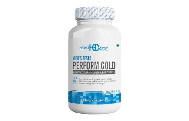  HealthOxide Mens Testo Perform Gold Capsules