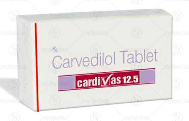 Cardivas 12.5 Tablet