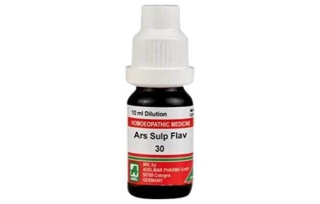 ADEL Ars Sulph Flav Dilution 30 CH
