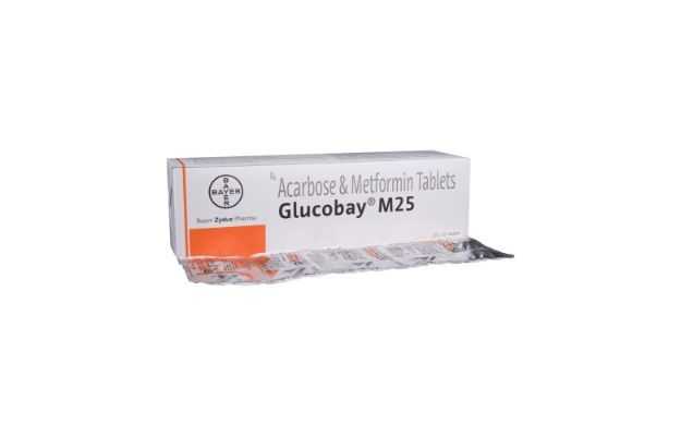 Glucobay M 25 Tablet