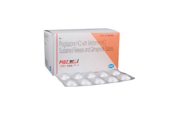 Pioz Mf G 1 Tablet Sr Uses Price Dosage Side Effects Substitute Buy Online