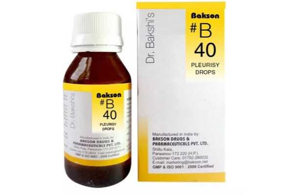 Baksons B40 Pleurisy Drop