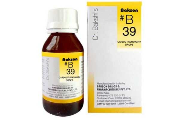Baksons B39 Cardio Pulmonary Drop