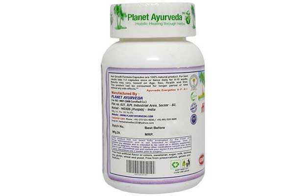 Planet Ayurveda Hair Growth Formula Capsule Uses Price Dosage Side  Effects Substitute Buy Online