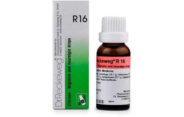 Dr. Reckeweg R16 Migraine and Neuralgia Drop