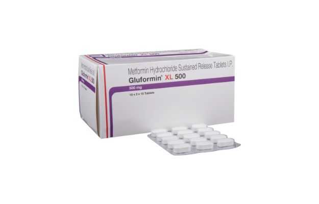 Gluformin XL 500 Tablet (15)