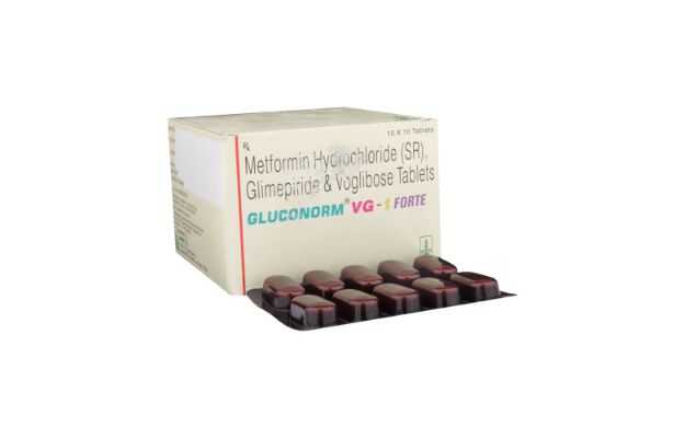 Gluconorm VG 1 Forte Tablet SR (10)