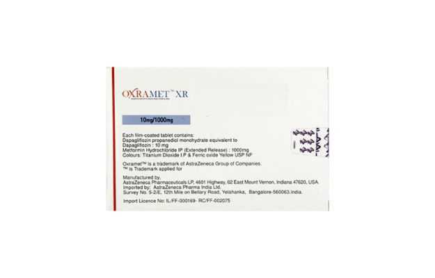 Oxramet XR 10mg/1000mg Tablet