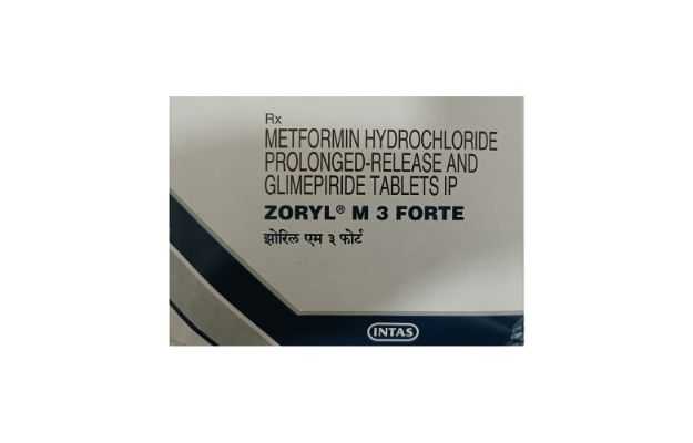 Zoryl M 3 Forte Tablet PR (15)