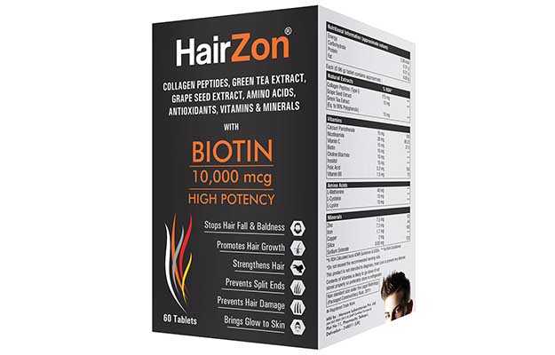 Hair Zon Biotin 10000mcg Tablet