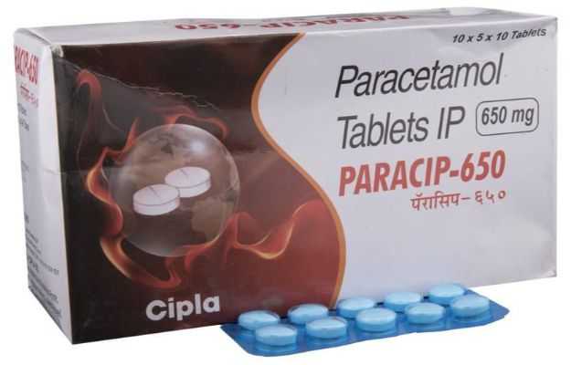 Paracip 650 Tablet (10)