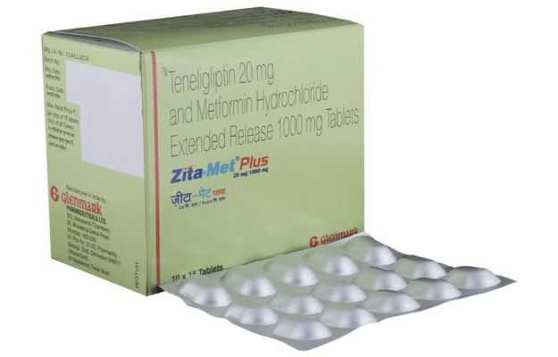 Zita Met Plus 1000 Mg/20 Mg Tablet