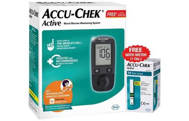 Accu Chek Active Blood Glucometer Kit (1)