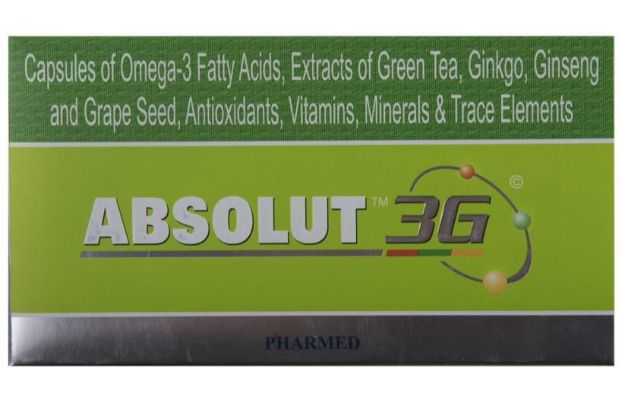 Absolut 3g Soft Gelatin Capsule Uses Price Dosage Side Effects Substitute Buy Online