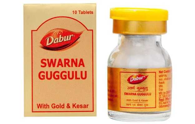 Dabur Swarna Guggulu Gold Tablet (10)