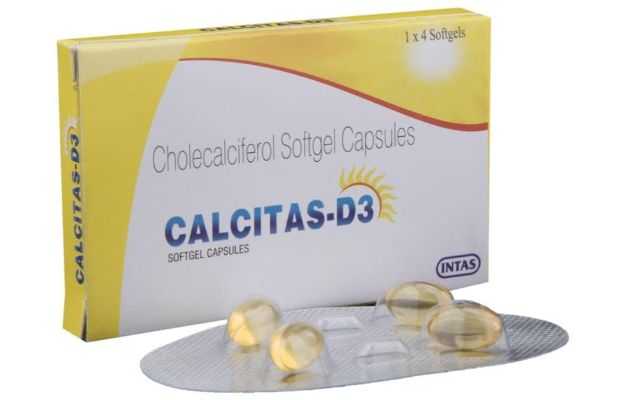 Calcitas D3 Soft Gelatin Capsule
