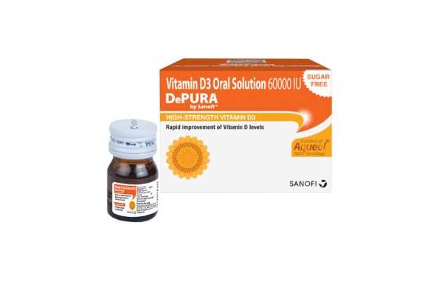 Depura Vitamin D3 60000 IU Oral Solution