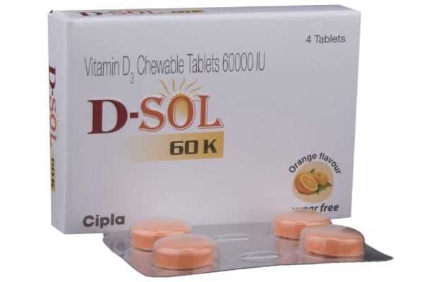D Sol 60K Chewable Tablet 
