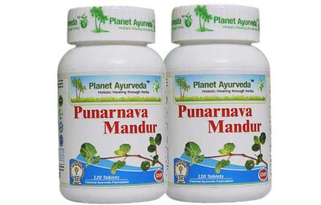 Planet Ayurveda Punarnava Mandur Tablet Pack of 2